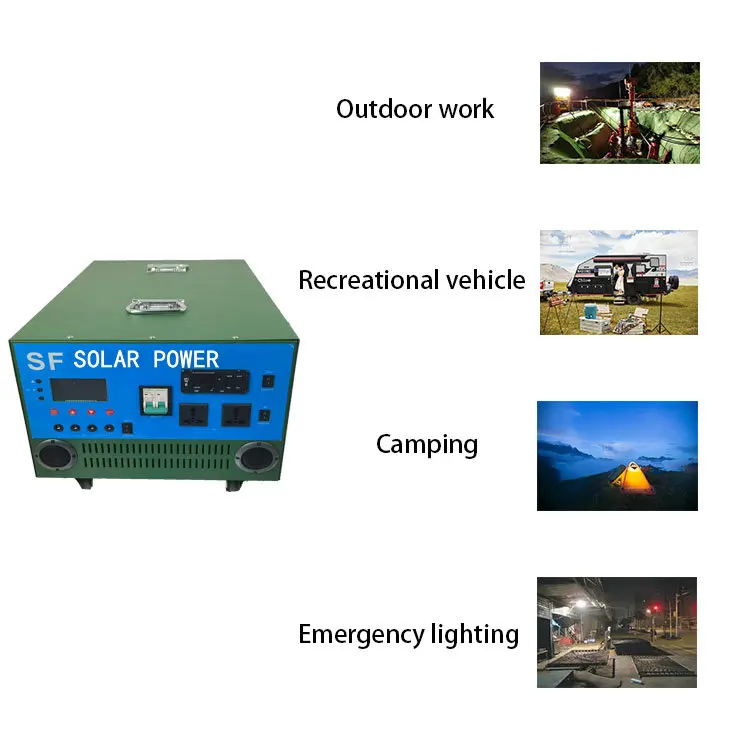Waterproof Portable Power Station Outdoor Multi-Functions Allpowers Generator Lithium 1500W Portable Power Station