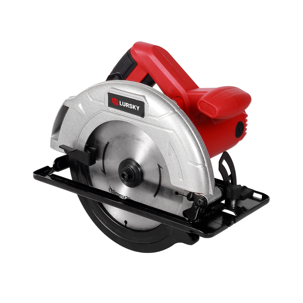 LURSKY Portable  1400W Electric Wood Cutting 7 1/4 banco sega circular saw blade
