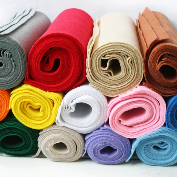 Nonwoven needle punched 100% cashmere wool felt 5mm thickness