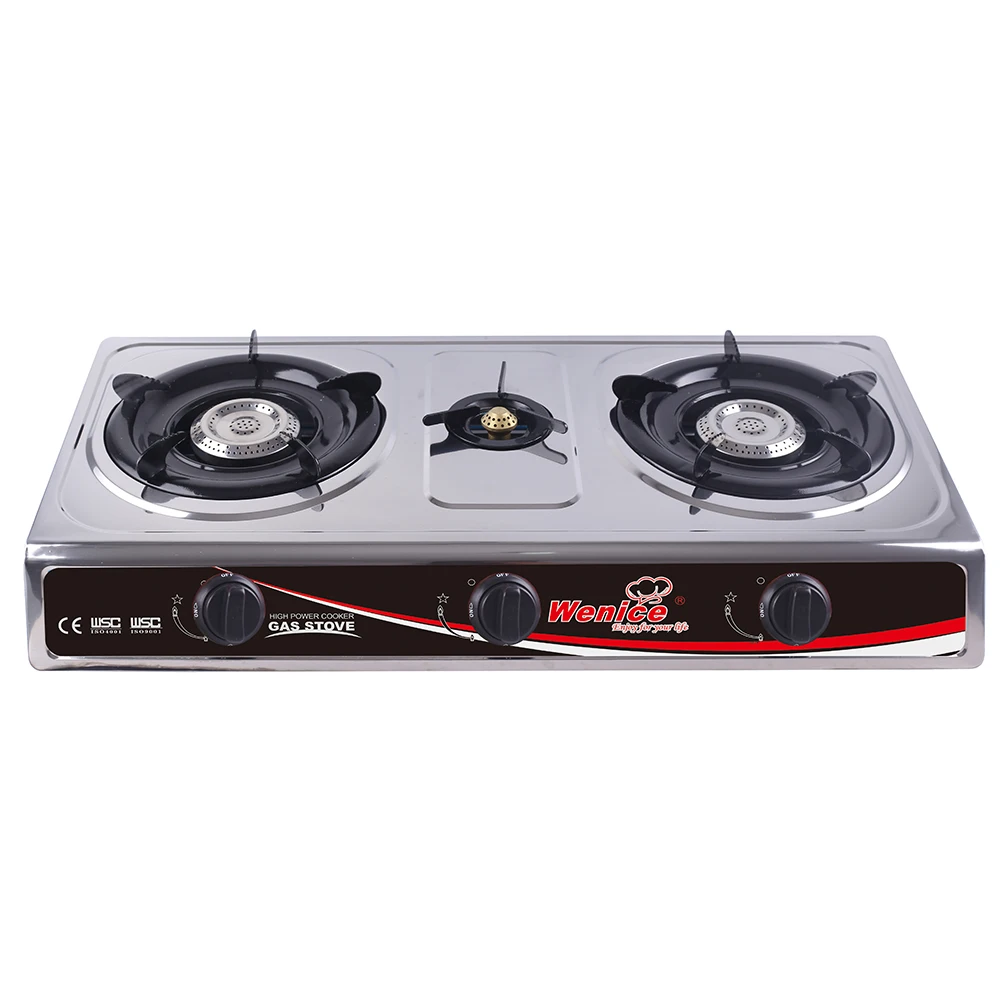 3 горелки из нержавеющей стали топ запчасти газовая плита для дома