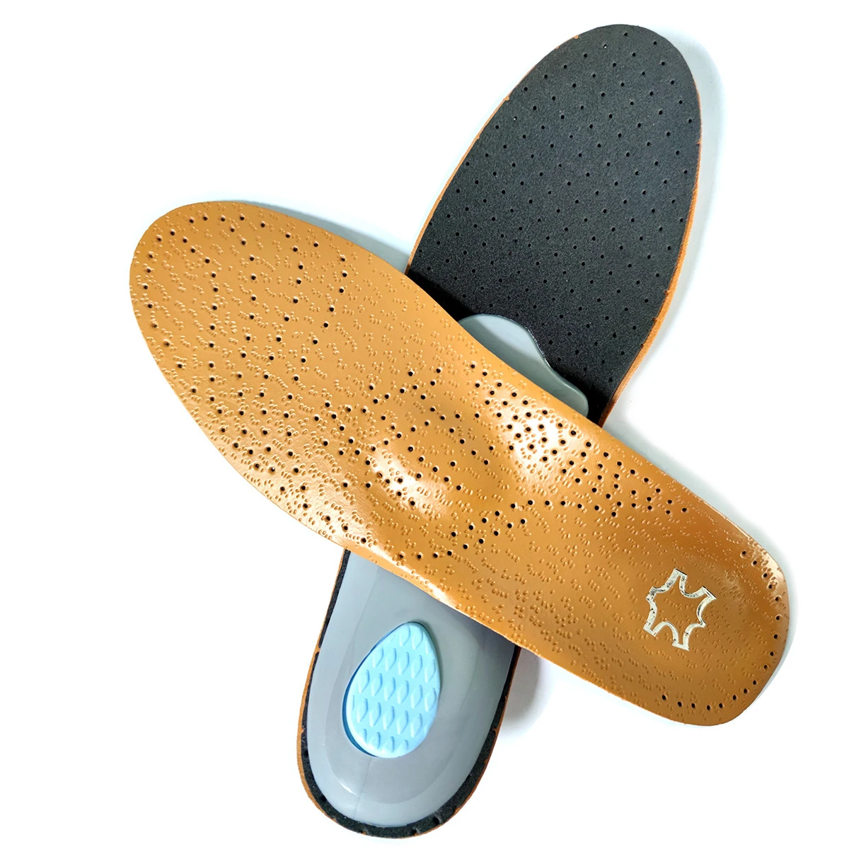 Factory Direct Leather Latex Material Correction Flat Foot Men and Women Can Wear Insoles