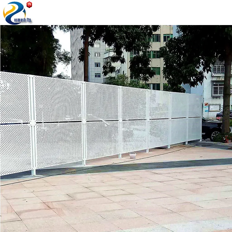 Used outdoor cheap powder coated metal fence aluminum fence panels
