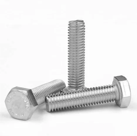 Factory Price High Strength Customized 316 Stainless Steel  Hex Bolt