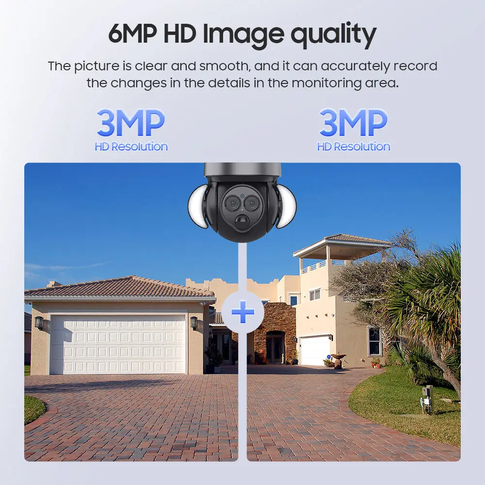 Custom Logo 6MP 4G HD PIR Human Detection PTZ Security System 12X Zoom 4G SIM Card Outdoor Solar CCTV Camera