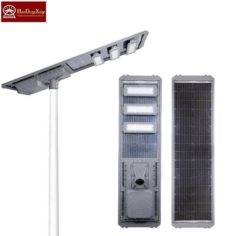High Quality 100W to 250W DC 3.2V LED Solar Street Light Die-Cast Aluminum High IP65 Waterproof for Outdoor Use in Gardens Roads