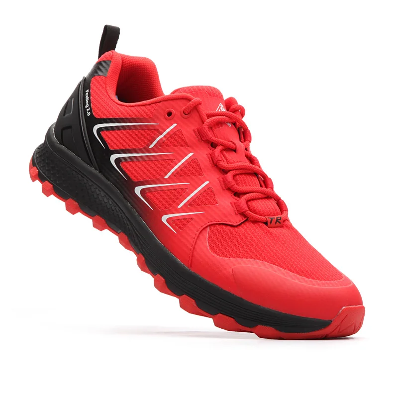 TPU heat sealed breathable trail running shoes for hiking  men trail runners