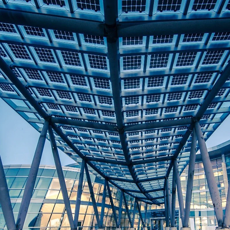 500W bipv modules frameless 50% fully transparent halfcut solar panel ink with double glass face all black