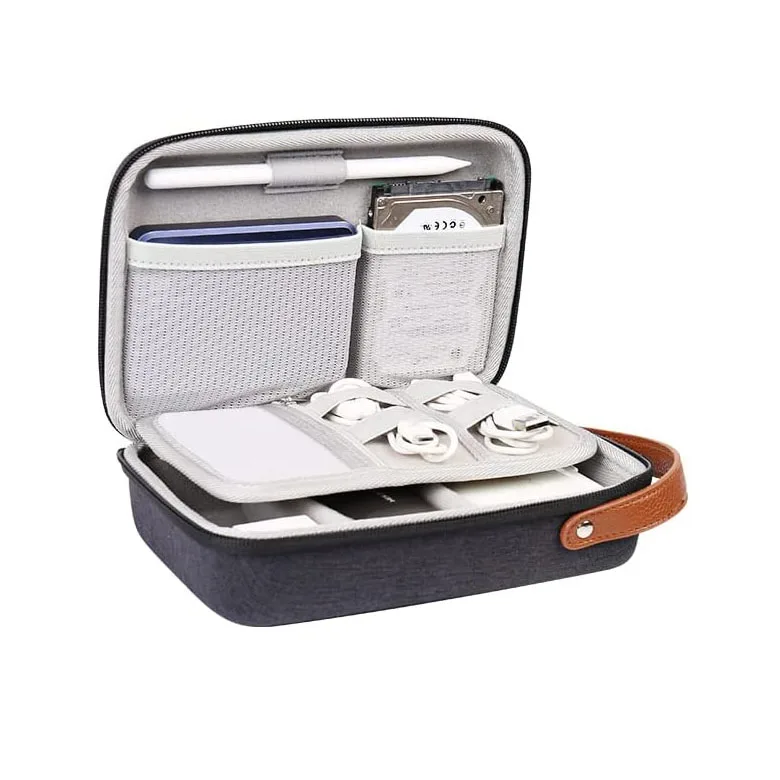 Portable Hard Drive Case for Hard Drive Case, Travel Carry HDD Protection Hard Drive Case
