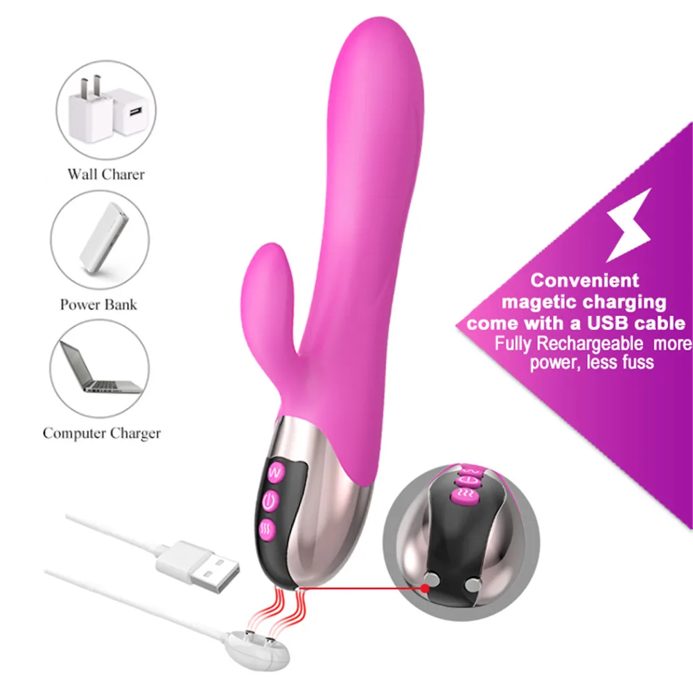 Magnetic charging pulse vibrator for women sex clitoris stimulation g spot vibrator female vagina massager vibrator machine