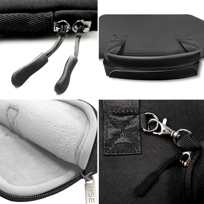 High quality waterproof 15.6 inch small bag and for MacBook Air Pro 13 inch-16 inch stretch Polyester laptop bag with handle