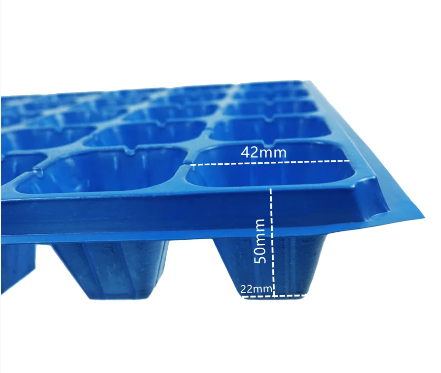50 nursery cellsFactory Direct Produced High Quality Plastic Nursery germination tray PET Seedling Trays propagation tray