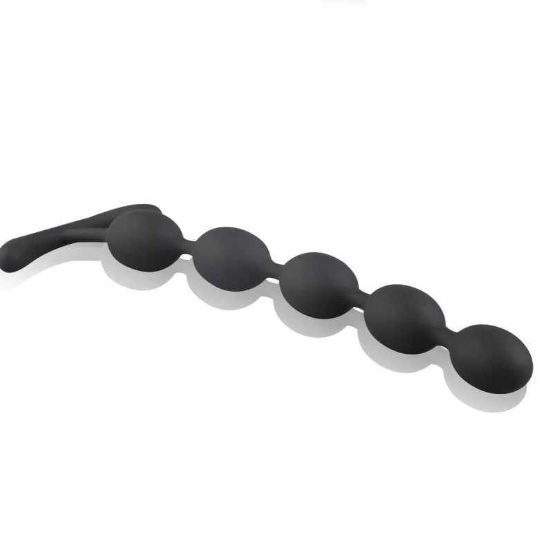 Long Silicone Anal Pull Beads Anal Plugs Anal Dilators Adult Masturbators Sex Toys