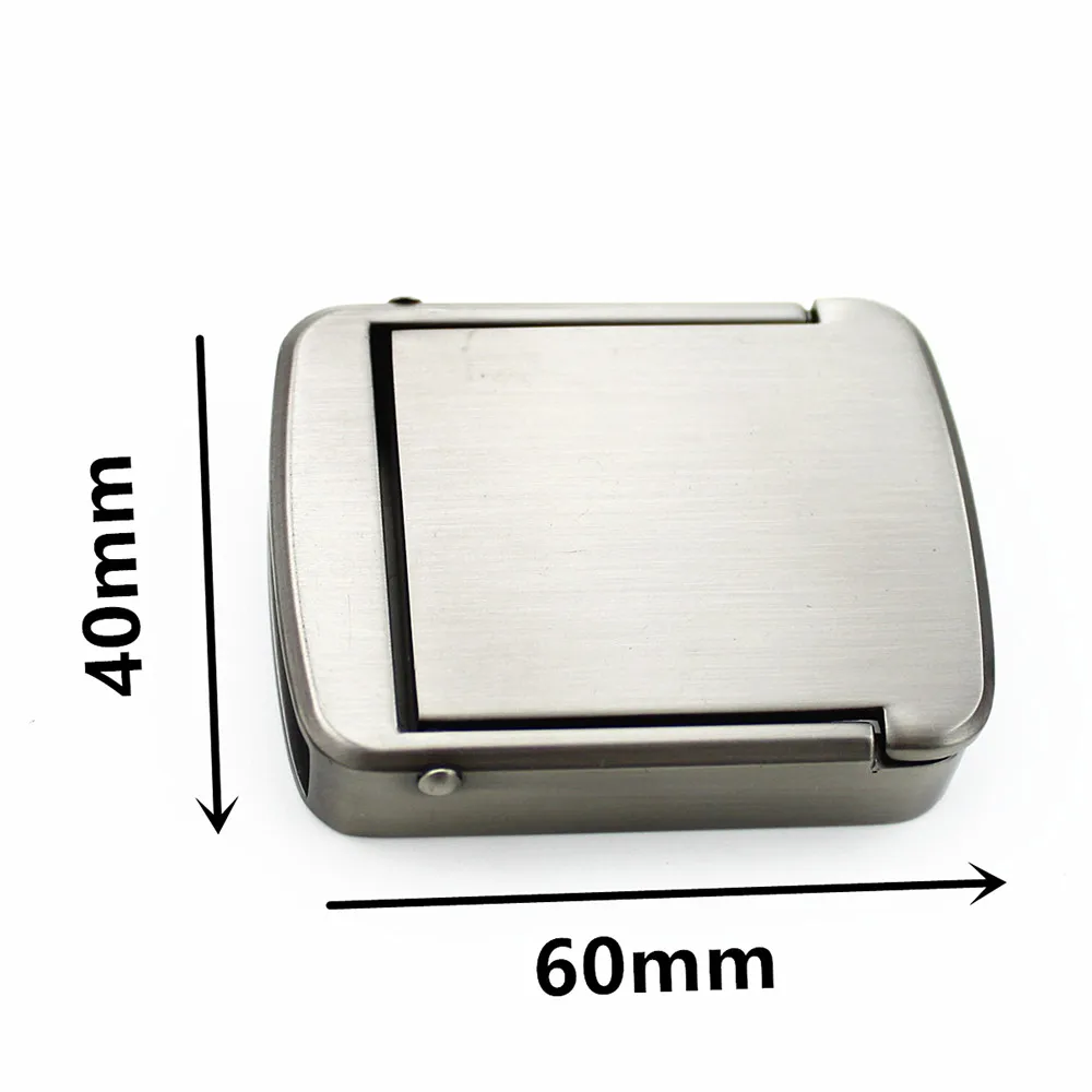 40 mm custom blank canvas metal belt buckle with bottle opener