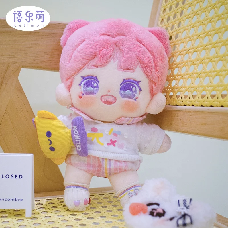 Handmade Dolls Customized Cute Plush Toy Custom Plush Doll With Clothes Plush Rag Doll