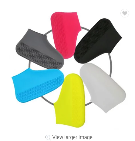 High quality Anti Slip reusable shoes Eco-friendly waterproof silicone covers