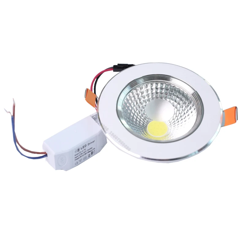 Led spotlight cob 3w 5w 9w 12w 15w 30w recessed downlight sky night lamp