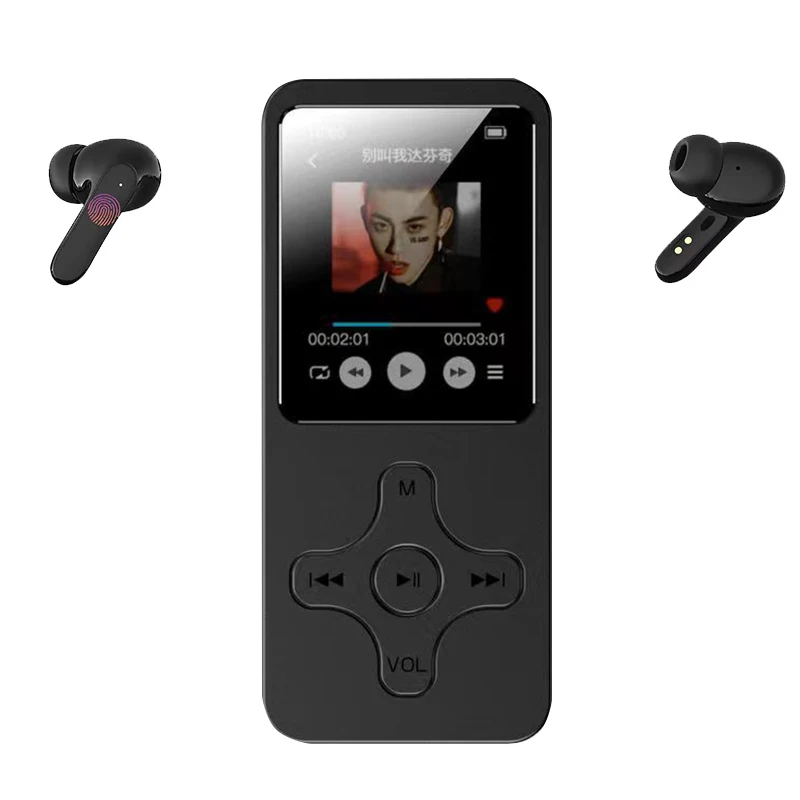 custom High quality digital blue tooth MP4 Player Portable mini Audio Video mp3 music Players with screen