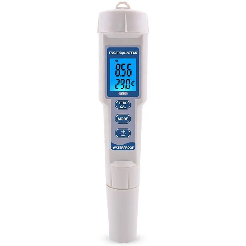 Worner Lab 4 in1 digital water ph meter temperature 4 in 1 pH/TDS/EC/TEMP