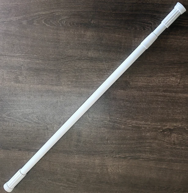 Shower Curtains Rail Adjustable length 70-120CM/110-200CM Iron Coated Shower Curtain Poles Bathroom Rod