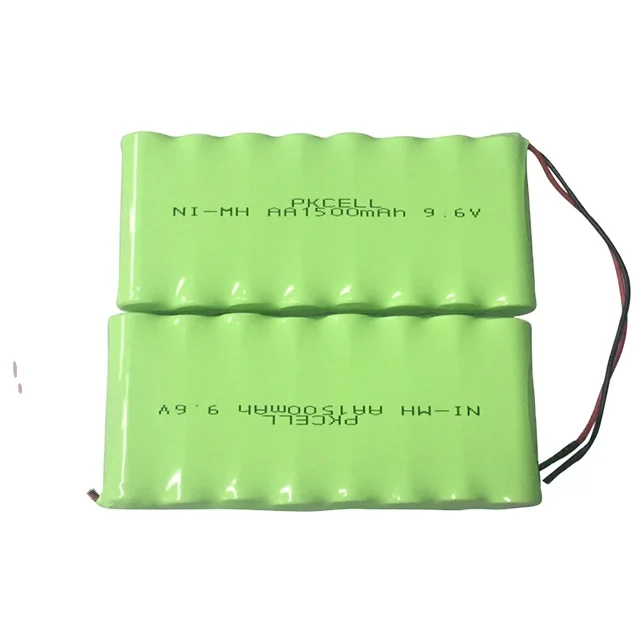 Long cycle life aa 1500mah 9.6v ni-mh rechargeable battery pack for power tools
