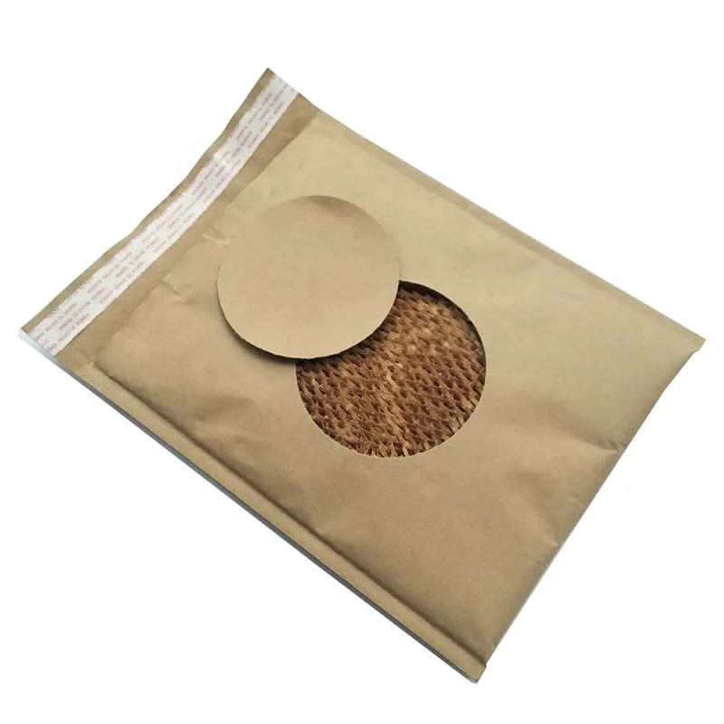 100% Recycled Biodegradable brown Kraft Paper #0 9x6 Inches Natural Honeycomb Padded Envelopes