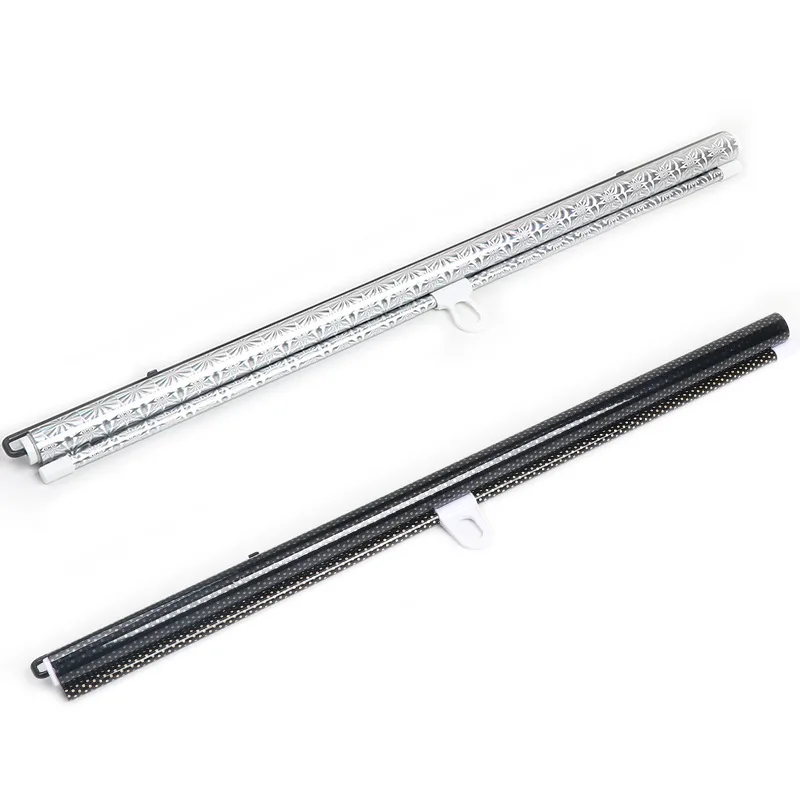 45*125cm No Drilling Windshield Sun Shade Car Automatic Retractable Sunshade Car Windshield Sun Block Visor Shade Curtain