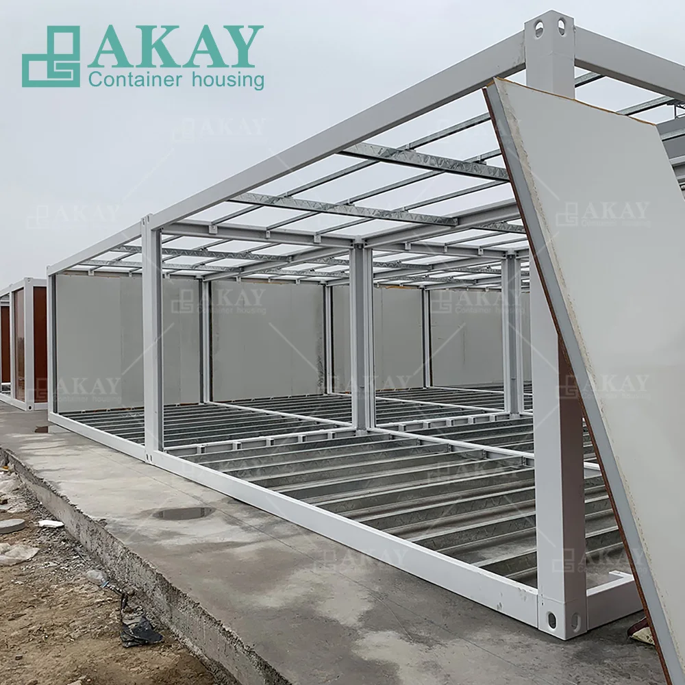 High-Quality Double Storey Dormitory Uzbekistan Project Prefab Homes Detachable Container House Modular prefabricated house