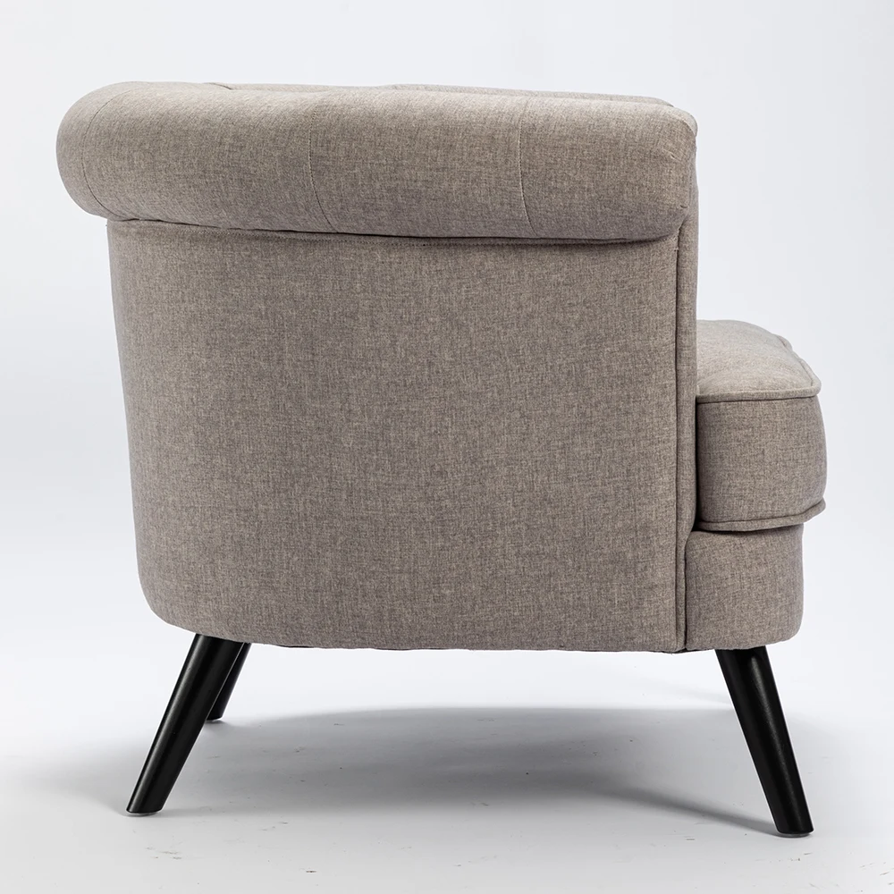 Индивидуальный логотип винтажный роскошный французский ворсистый стул для лобби современные кресла для отдыха