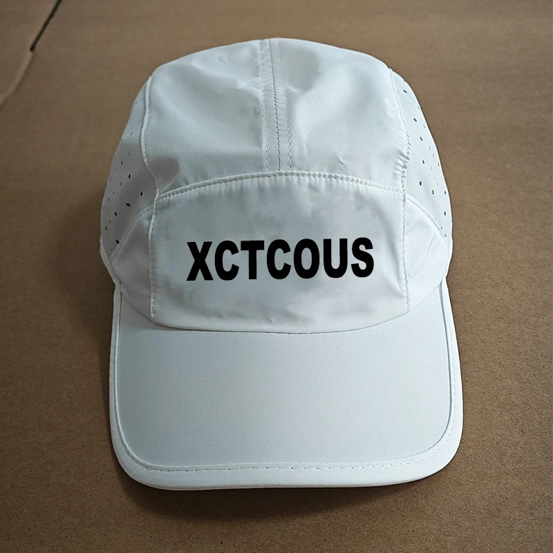 XCTCOUS quickly dry  waterproof Hat Outdoor Sport Caps polyester running hat with laser hole back
