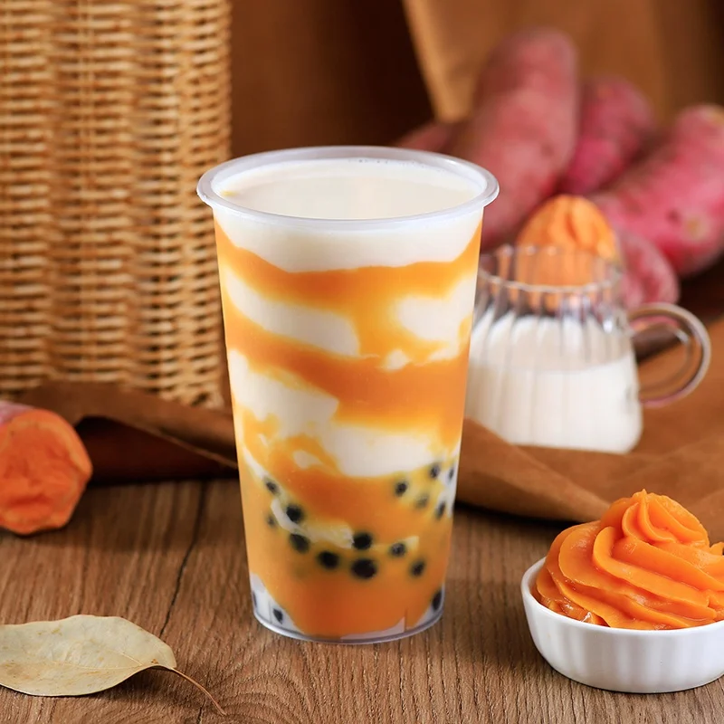 0 9 кг двойное счастье консервированное сладкое картофелевое пюре для горячих напитков или Пузырькового чая сырье