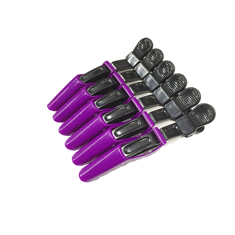 Durable Strong Hold Fixing Hair Cutting Styling Clip Crocodile Carbon Alligator Clipsligator Clips