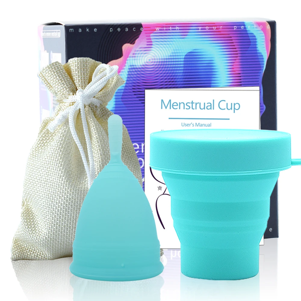 OEM 100% медицинский силиконовый многоразовый Менструальный Кубок Copa менструальные Сертификаты доступны сертификаты ROSH Fr