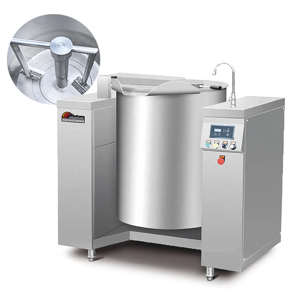 Промышленная кипящая большая Коммерческая электрическая кастрюля для приготовления кетчупа, варенье, масло, Хоя, сладости, суп, соус, Халва, оборудование для производства сиропа