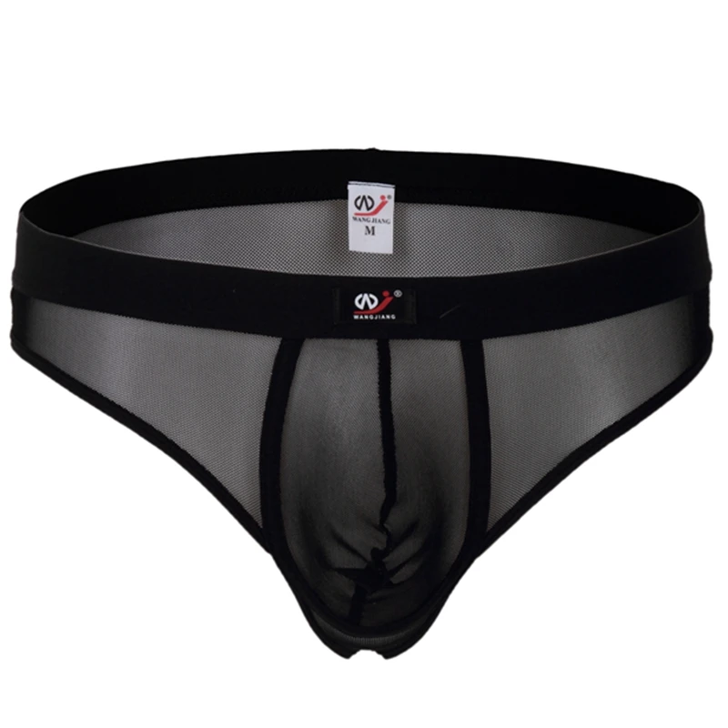 Модное мужское крошечное Прозрачное нижнее белье от известного бренда WJ мужские стринги
