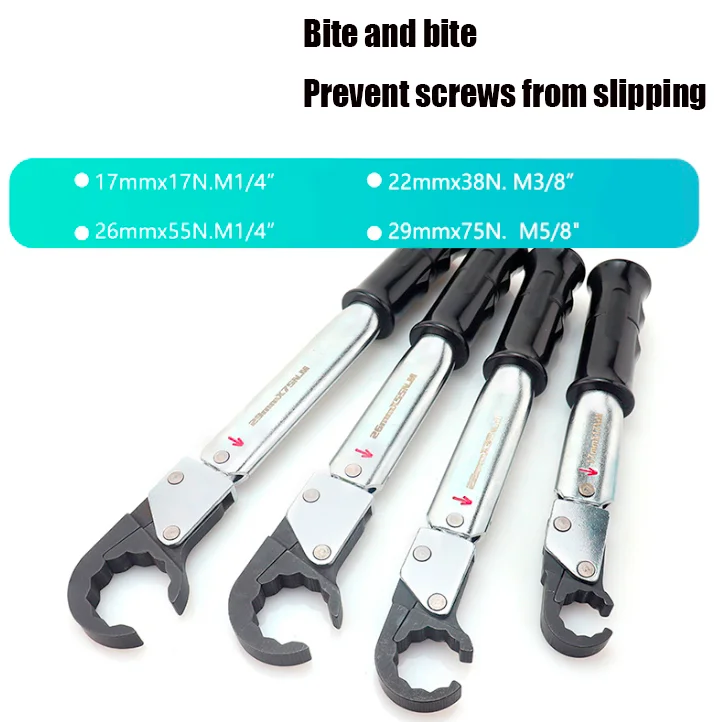 Open End Wrench Copper Cap Bell Mouth Tool St-02l Ratchet Torque Wrench Combination High-precision Air Conditioning Repair Tool