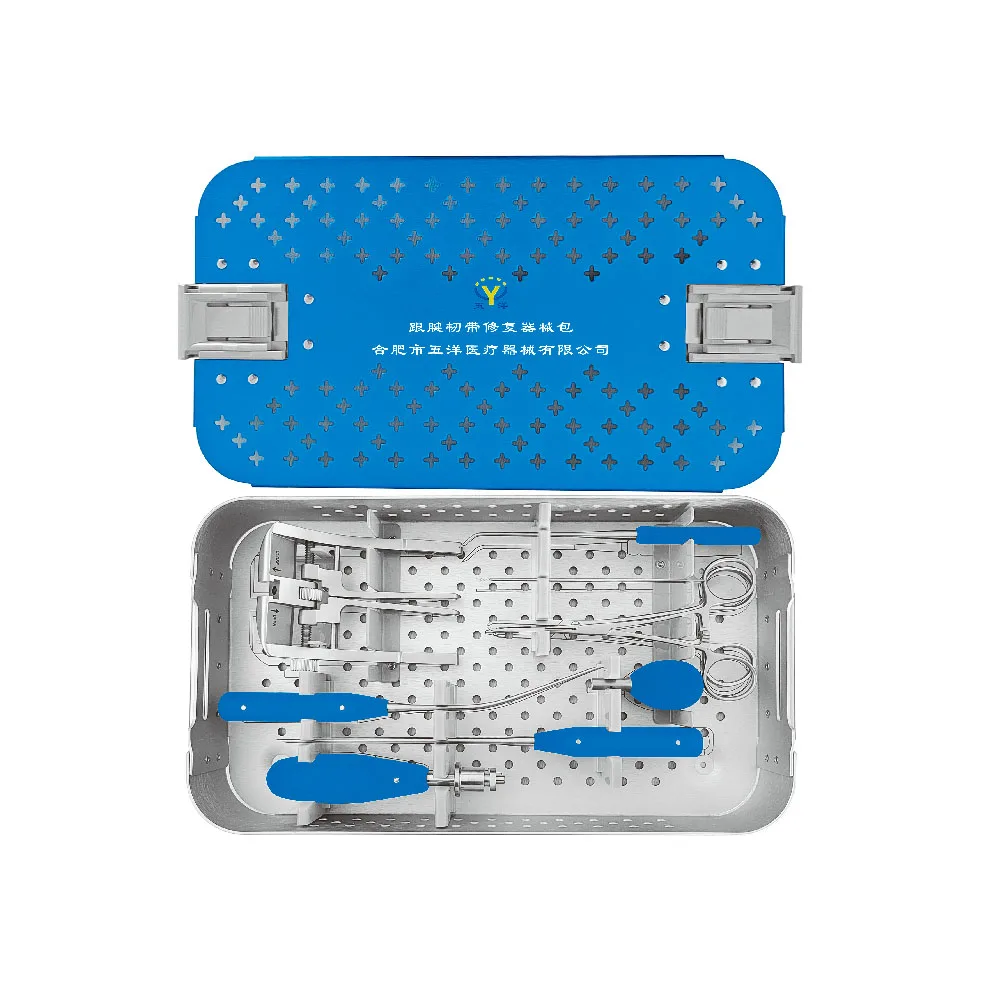 Achilles Tendon And Ligament Revision Instrument Set,orthopedic surgical instruments,Sports medicine instrument