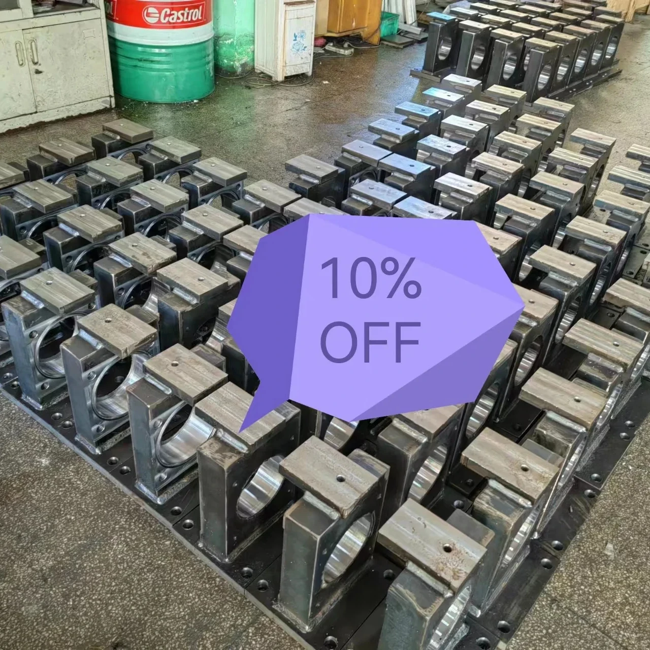 CNC Environmental protection dust removal equipment Dusting drum General equipment and parts manufacturing Bearing housings