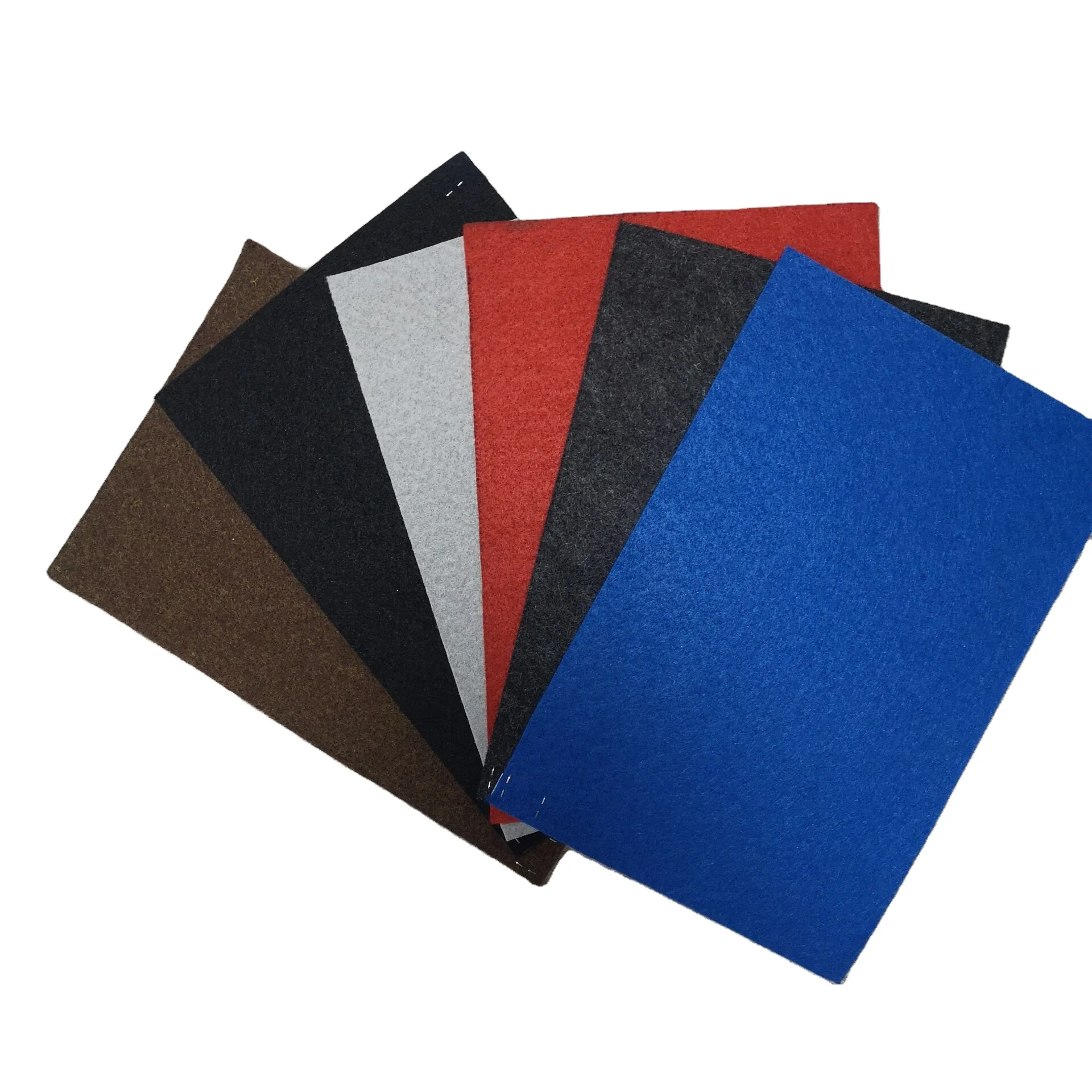 Non-slip and anti-fire non woven needle punched exhibition ribbed carpet polyester roll for outdoor activity