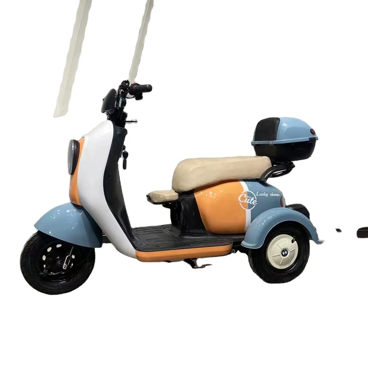 Meng MaThree-wheel Moped Motor High-power Wholesale Direct Brushless 48V/60V 600W Maximum LED Lamp Lead-acid Battery