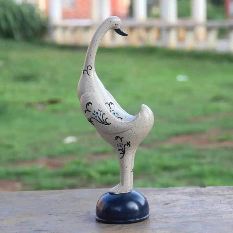 Wedding decoration & gift animal cat dog rooster goose TV shelf table top animal lover resin craft