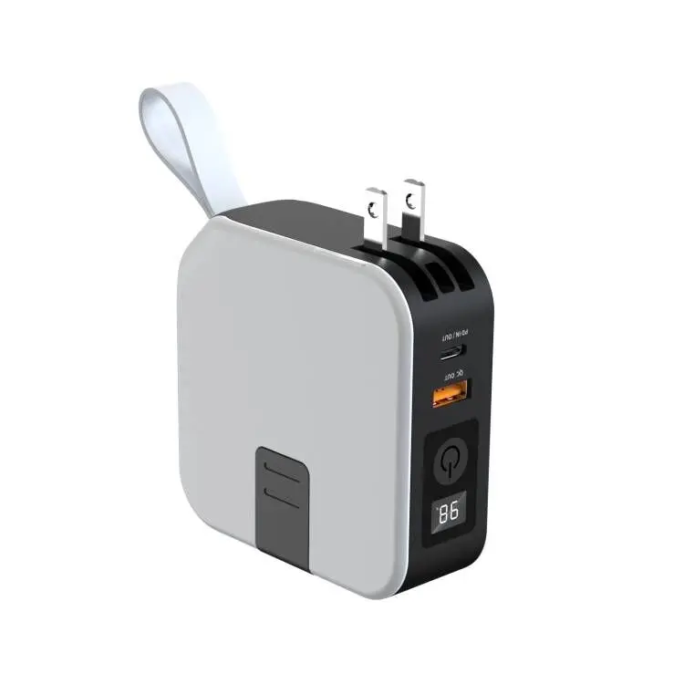 Factory Power Banks Customer Price  Powerbank 110V 220V Fast Charging 5 IN 1 Travel Gadget AC Plug Power Bank