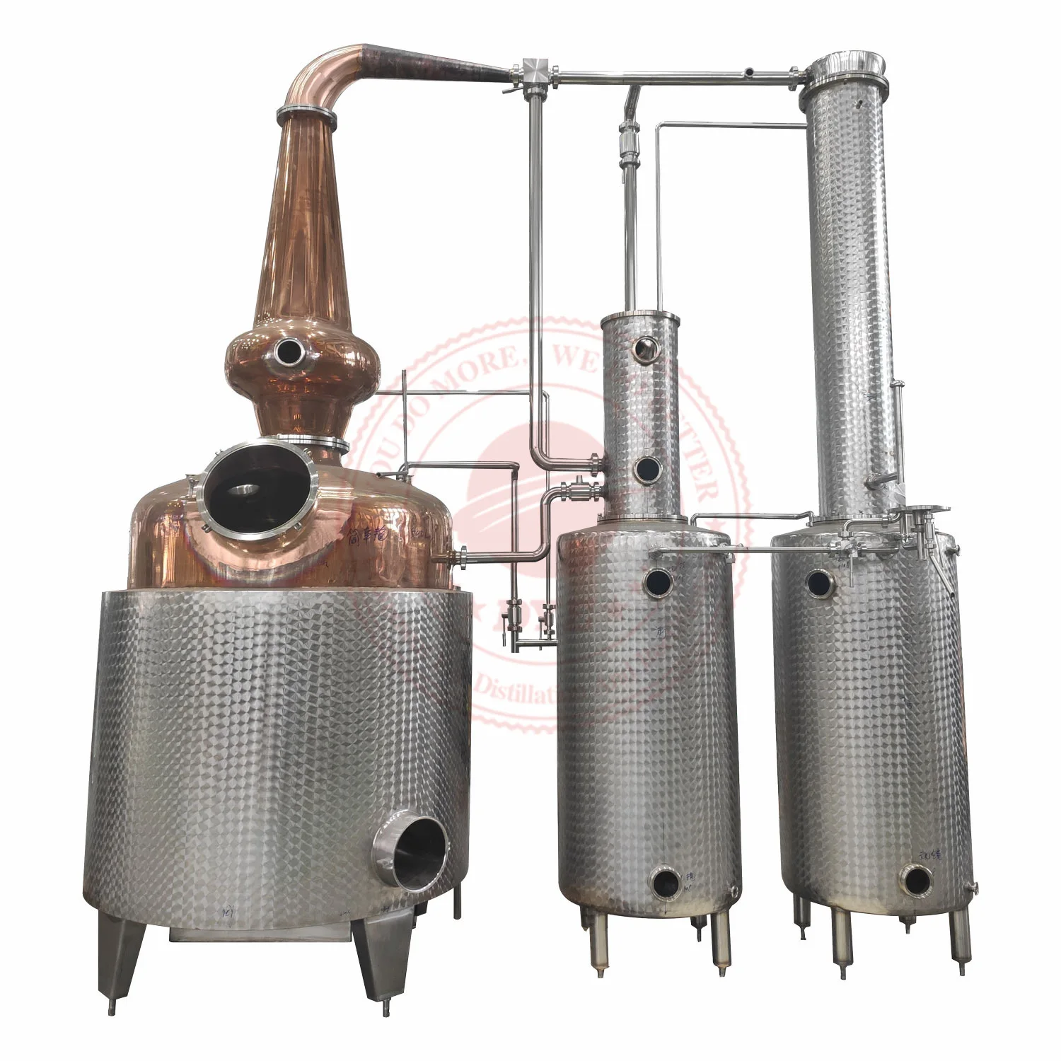 DYE m home copper pot still distilling column condenser alcohol distiller whiskey helmet head distillation gin basket still