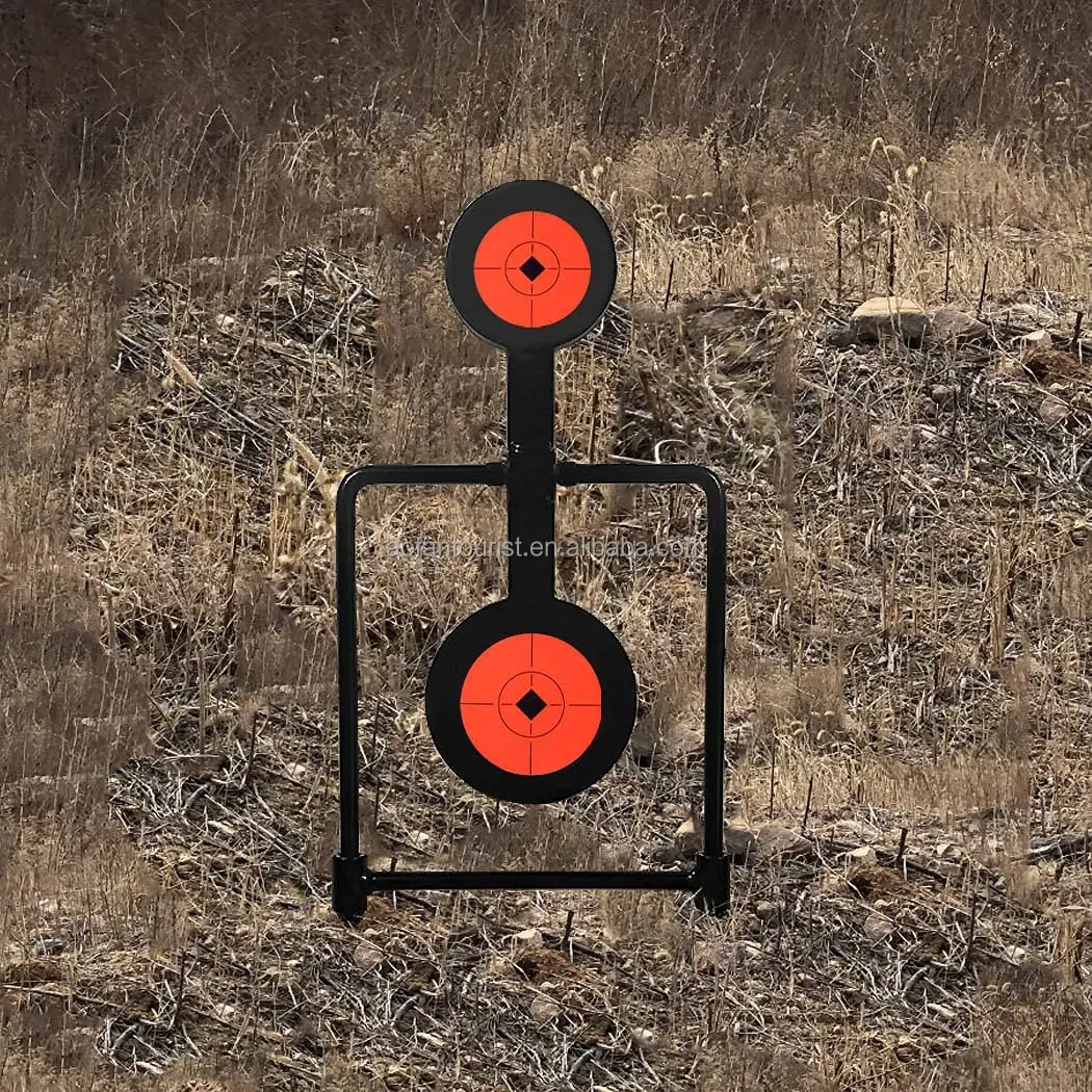 Guide Gear Steel Auto Reset Targets target withPortable Design Spots for Outdoor Range