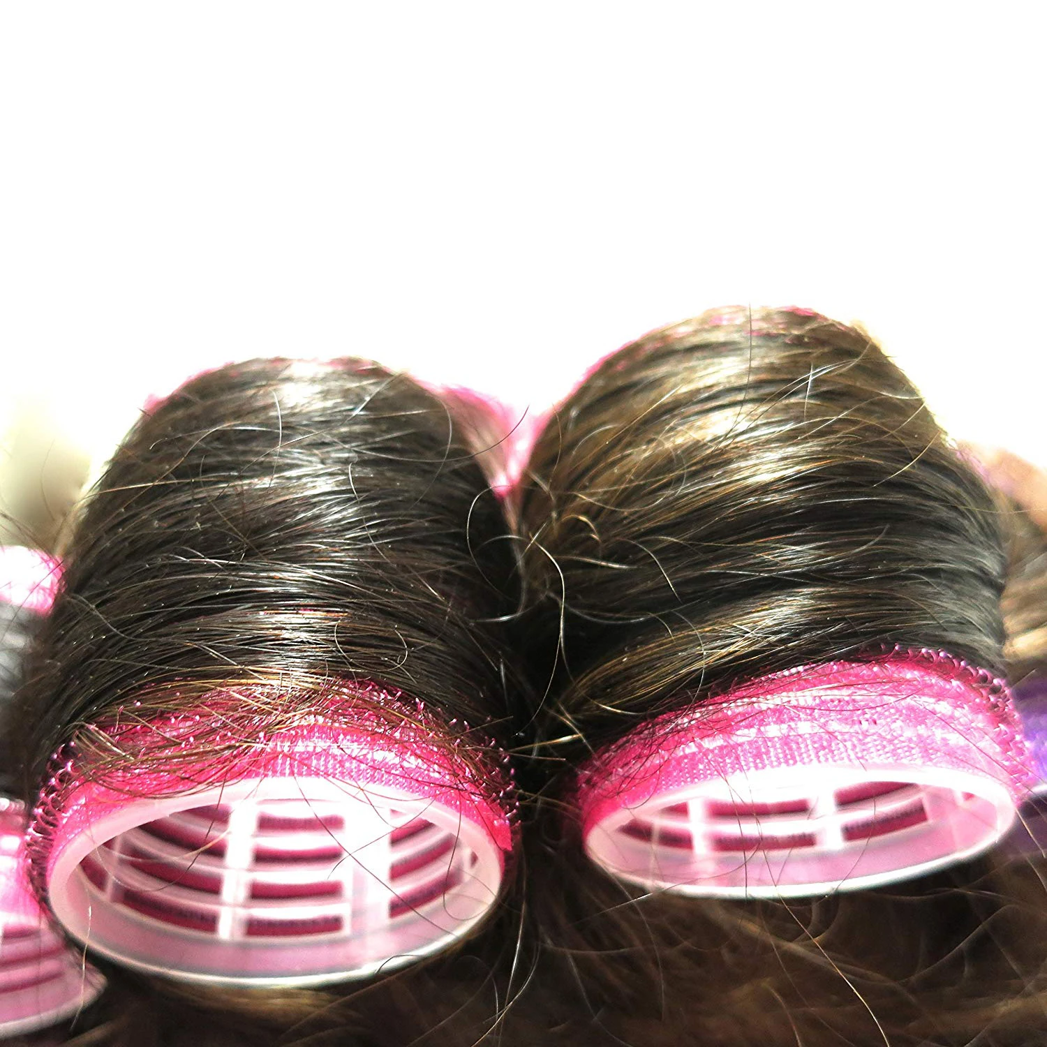 2022 custom packing Salon Equipments Heated Mesh Hair Rollers Plastic DIY Hair Curlers With Clips Pin Hair Roller hot wholesale