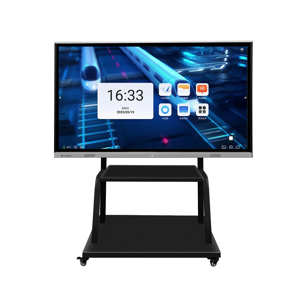 55 65 75 inch school smart education whiteboard interactive education display conference