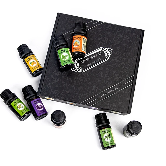 
New Essential Oil Set Private Label 100% Pure Plant Extract Diffuser Essential Oil Kit 