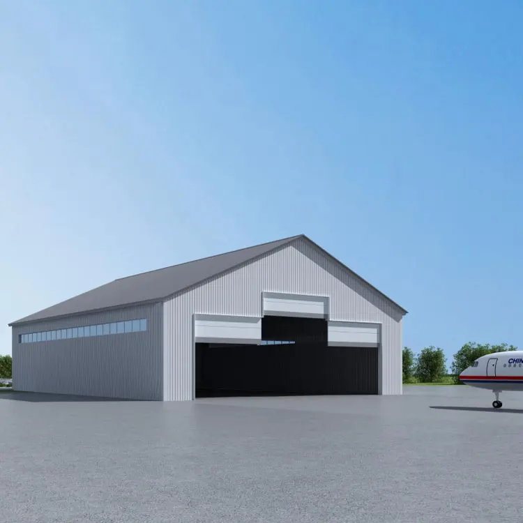 Design of Prefabricated Steel Structure Warehouse Hangar and Building-Durable Custom Prefabricated Warehouses