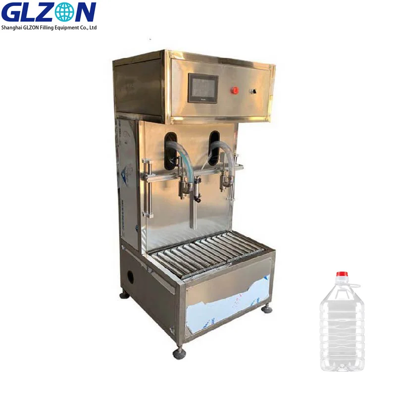 Semi-automatic Double-head High-precision Oil Bottle Weighing And Filling Machine
