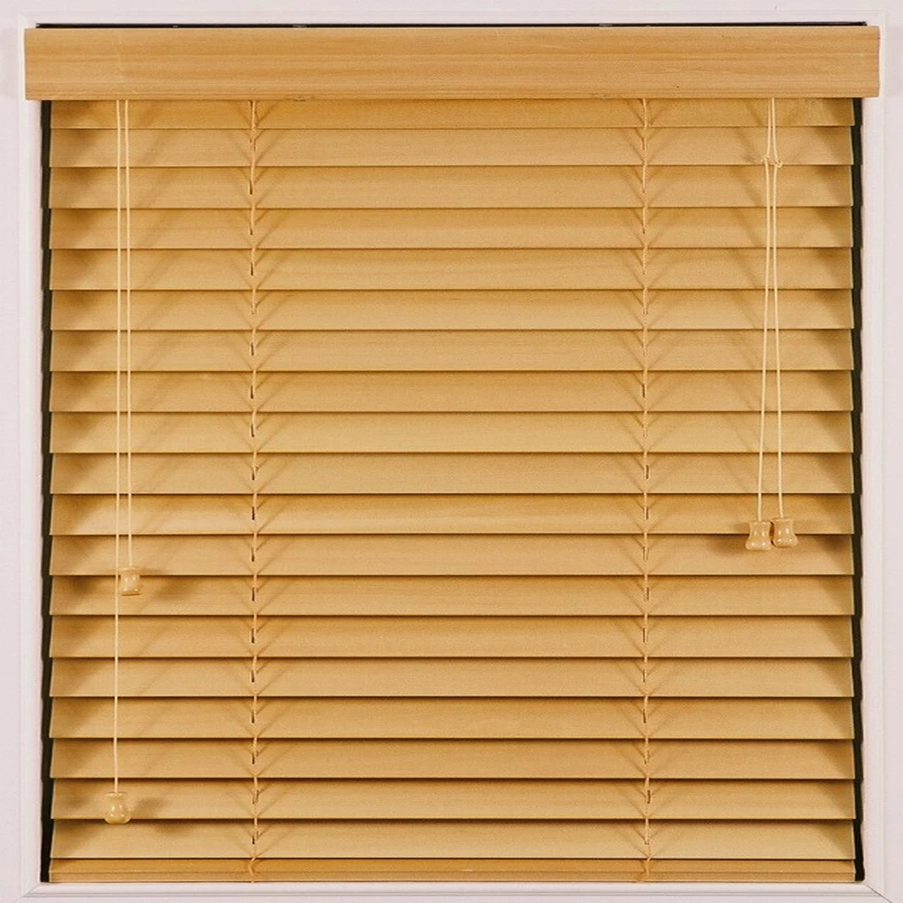 High-class Best Selling Solid Wood Wooden Material Basswood Venetian Blind