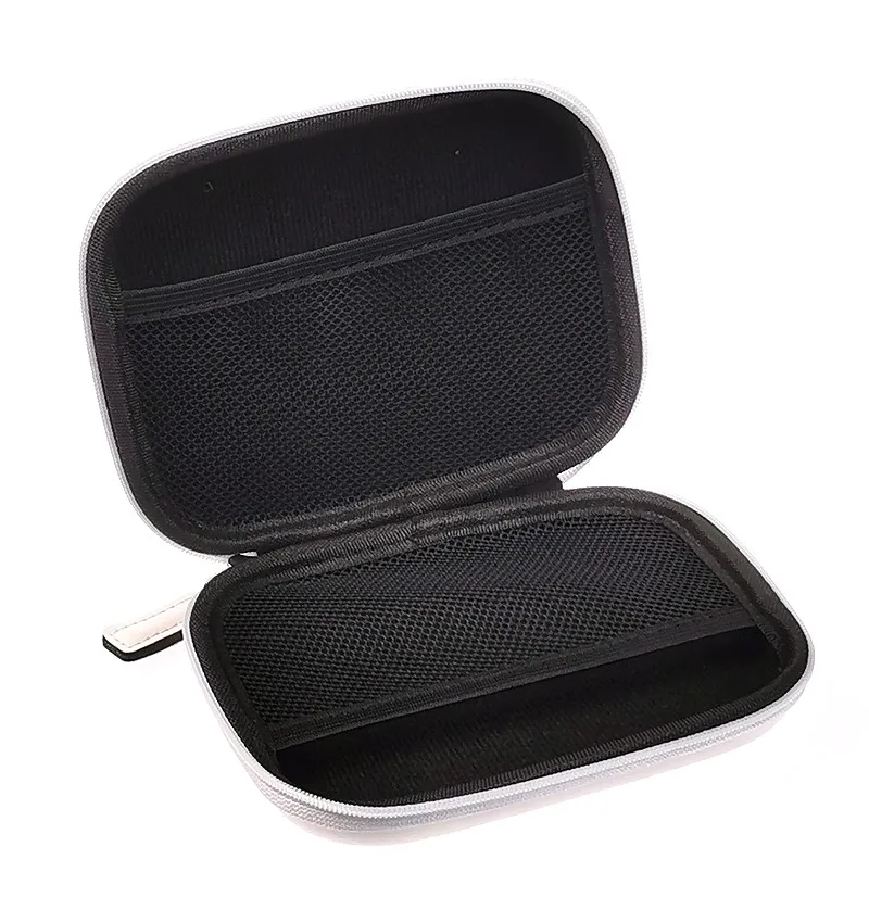 JJ CASE Promotional Zipper Earphone Eva Case Leather Style Multi Case with PU material for LOGO OEM